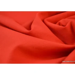 Tissu JERSEY coton élasthanne rouge - OEKO TEX