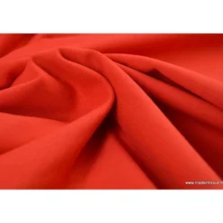 Tissu JERSEY coton élasthanne rouge - OEKO TEX
