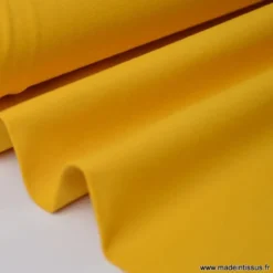 Tissu JERSEY coton élasthanne Jaune foncé - OEKO TEX