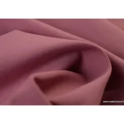 Tissu JERSEY coton élasthanne vieux rose - OEKO TEX