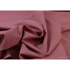 Tissu JERSEY coton élasthanne vieux rose - OEKO TEX