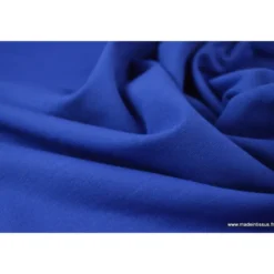 Tissu JERSEY coton élasthanne royal - OEKO TEX