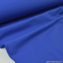 Tissu JERSEY coton élasthanne royal - OEKO TEX