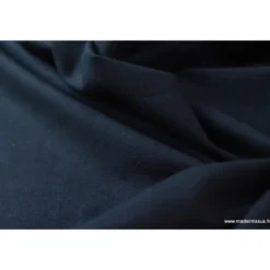 Tissu JERSEY coton élasthanne marine foncé - OEKO TEX
