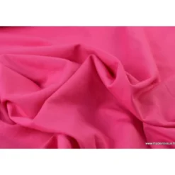 Tissu JERSEY coton élasthanne fuchsia - OEKO TEX