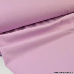 Tissu JERSEY coton élasthanne parme - OEKO TEX