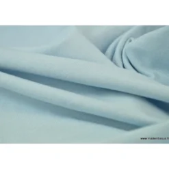 Tissu JERSEY coton élasthanne ciel - OEKO TEX