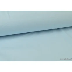 Tissu JERSEY coton élasthanne ciel - OEKO TEX
