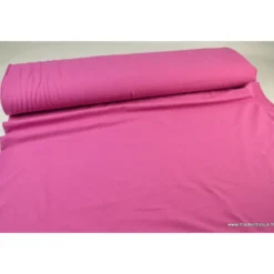 Tissu JERSEY coton élasthanne framboise - OEKO TEX