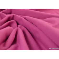Tissu JERSEY coton élasthanne framboise - OEKO TEX