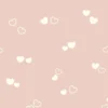 Tissu jersey de coton Sasha motif petits coeurs fond rose - OEKO TEX
