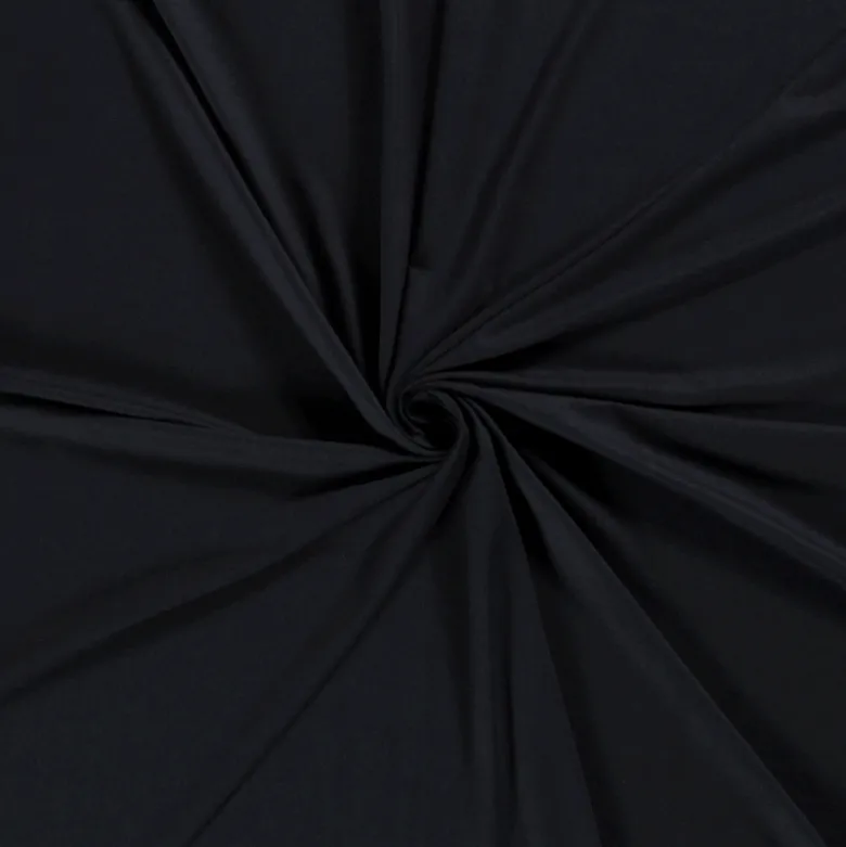 Tissu Jersey de viscose de bambou Bleu marine - OEKO TEX