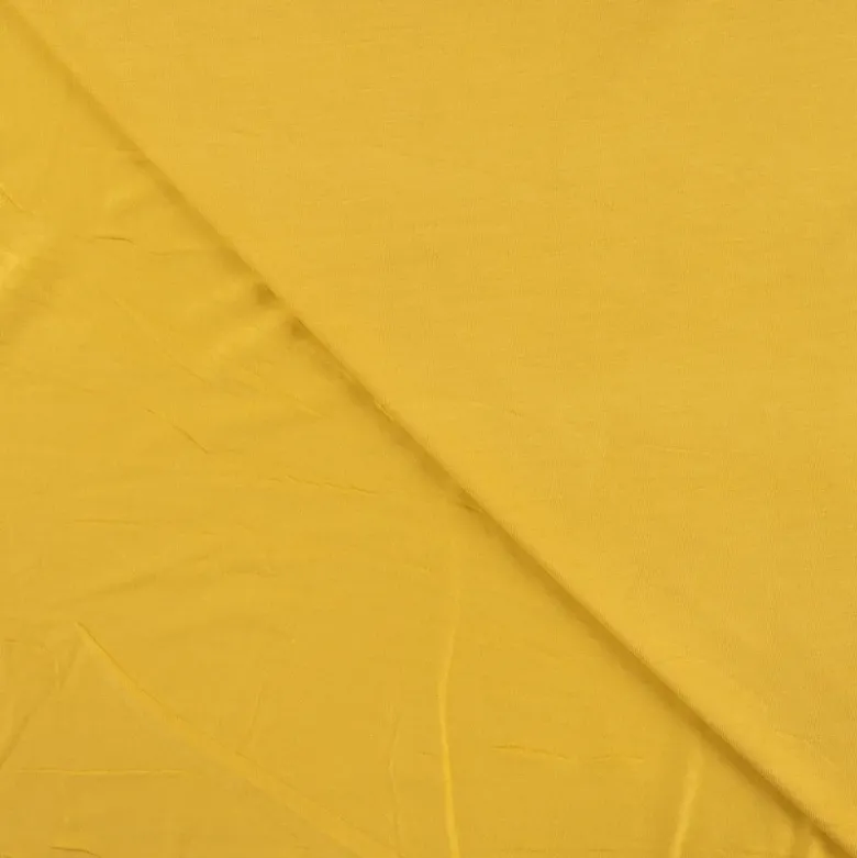 Tissu Jersey de viscose de bambou ocre - OEKO TEX