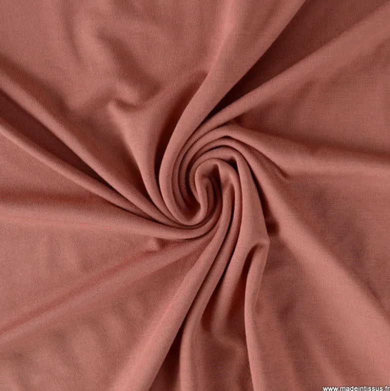 Tissu Jersey de viscose de bambou Terracotta - OEKO TEX
