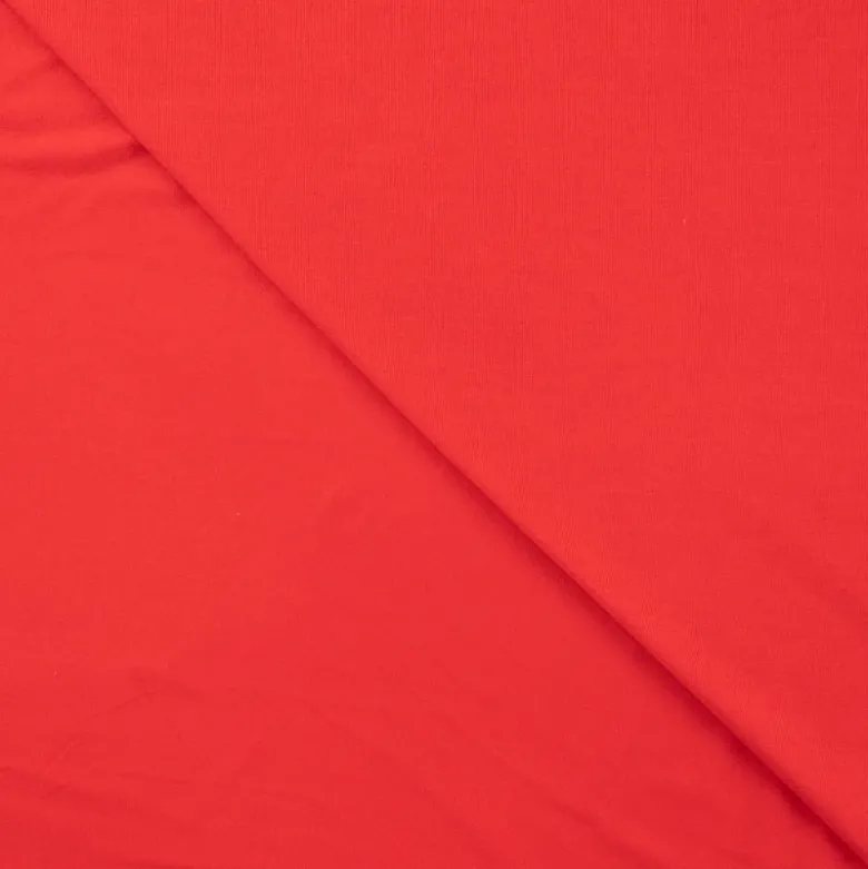 Tissu Jersey de viscose de bambou Rouge - OEKO TEX