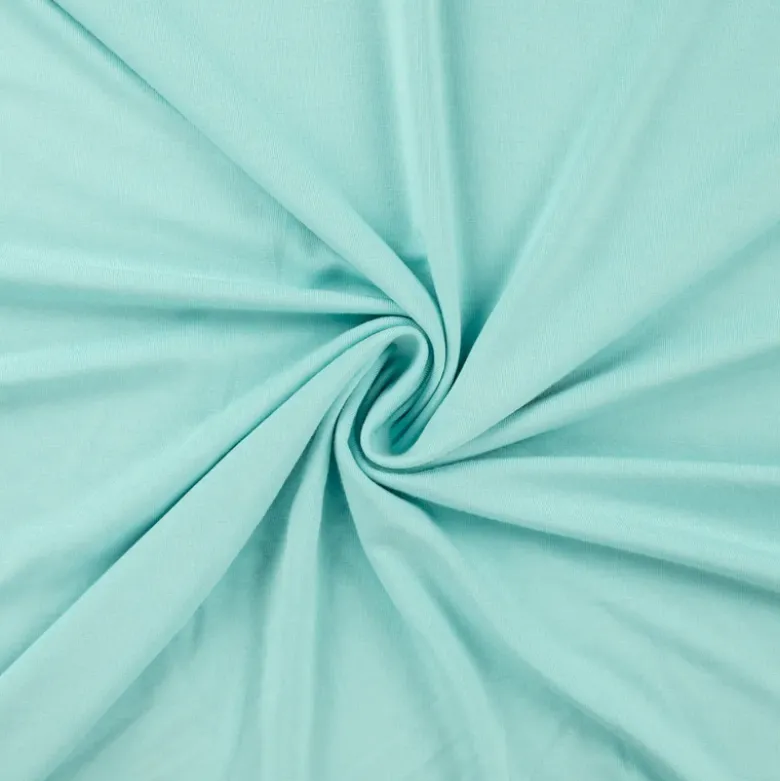 Tissu Jersey de viscose de bambou Turquoise - OEKO TEX