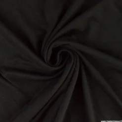 Tissu Jersey de viscose de bambou Noir - OEKO TEX