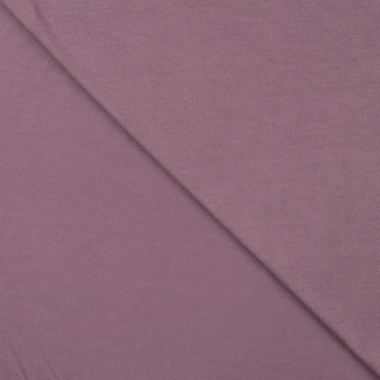 Tissu Jersey de viscose de bambou Mauve - OEKO TEX