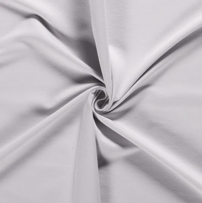 Tissu jersey French terry coloris gris - OEKO TEX