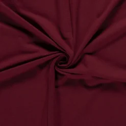 Tissu jersey French terry coloris Bordeaux - OEKO TEX