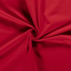 Tissu jersey French terry coloris rouge - OEKO TEX