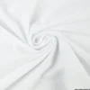 Tissu jersey maille polo Blanc - OEKO TEX
