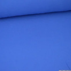 Tissu jersey maille polo bleu royal - OEKO TEX