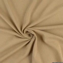 Tissu jersey maille polo Camel - OEKO TEX