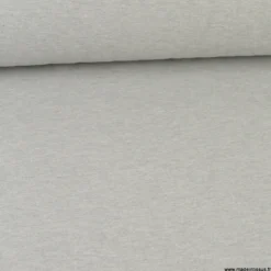 Tissu jersey maille polo gris chiné - OEKO TEX