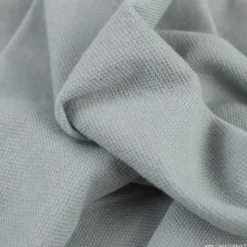 Tissu jersey maille polo gris - OEKO TEX