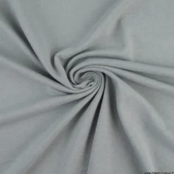 Tissu jersey maille polo gris - OEKO TEX