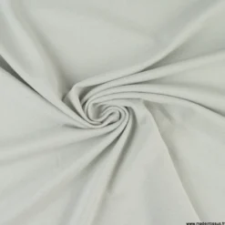 Tissu jersey maille polo gris clair - OEKO TEX