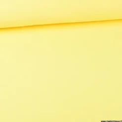 Tissu jersey maille polo jaune - OEKO TEX