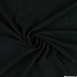 Tissu jersey maille polo Noir - OEKO TEX