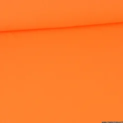 Tissu jersey maille polo orange - OEKO TEX