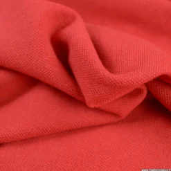 Tissu jersey maille polo rouge Hermes - OEKO TEX
