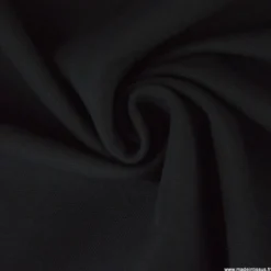 Tissu Jersey milano piqué - Noir