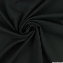 Tissu Jersey milano uni coloris noir - OEKO TEX