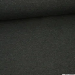 Tissu Jersey milano uni coloris gris foncé - OEKO TEX
