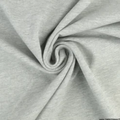 Tissu Jersey milano uni coloris gris - OEKO TEX