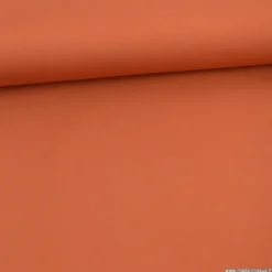 Tissu Jersey milano uni coloris brique - OEKO TEX