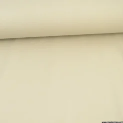 Tissu Jersey milano uni coloris beige - OEKO TEX