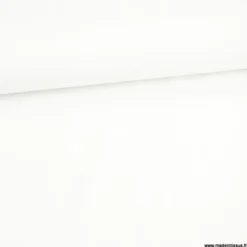 Tissu Jersey milano uni coloris blanc - OEKO TEX