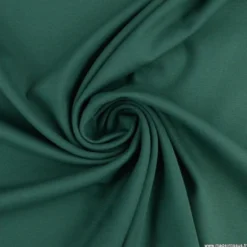 Tissu Jersey milano uni coloris vert foncé - OEKO TEX
