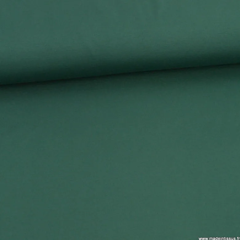 Tissu Jersey milano uni coloris vert foncé - OEKO TEX