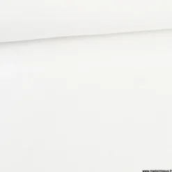 Tissu jersey nid d'abeille Blanc - OEKO TEX