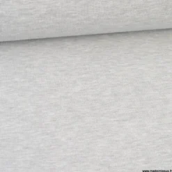 Tissu jersey nid d'abeille Gris - OEKO TEX