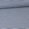 Tissu jersey à rayures type marinière marine et blanc - OEKO TEX