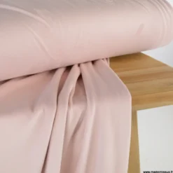 Tissu jersey velours Chilly ultra doux - Rose clair