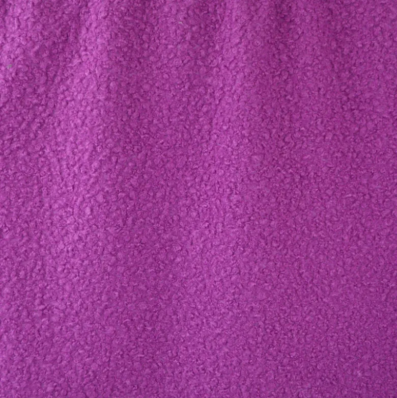 Tissu Lainage Bouclette - Cyclamen